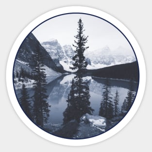 Canada, Moraine Lake, Banff National Park, Alberta Sticker